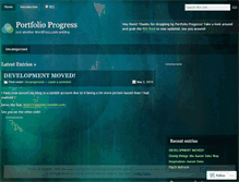 Tablet Screenshot of mjprogress.wordpress.com