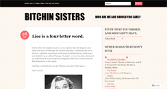 Desktop Screenshot of bitchinsisters.wordpress.com