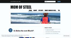 Desktop Screenshot of momofsteel.wordpress.com