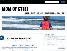 Tablet Screenshot of momofsteel.wordpress.com