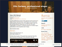 Tablet Screenshot of elincarlson.wordpress.com