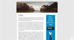 Desktop Screenshot of closethegap.wordpress.com