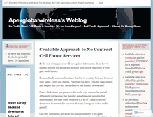 Tablet Screenshot of apexglobalwireless.wordpress.com