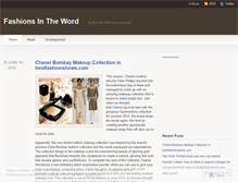 Tablet Screenshot of fashionsintheword.wordpress.com