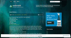 Desktop Screenshot of nashnouch.wordpress.com