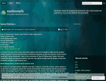 Tablet Screenshot of nashnouch.wordpress.com