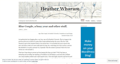 Desktop Screenshot of heatherwharam.wordpress.com