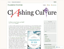 Tablet Screenshot of clashingculture.wordpress.com