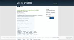 Desktop Screenshot of geecko.wordpress.com