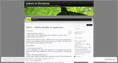 Desktop Screenshot of jackvin.wordpress.com