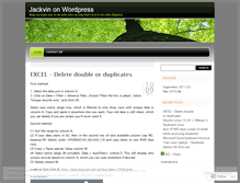 Tablet Screenshot of jackvin.wordpress.com