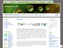 Tablet Screenshot of adegua.wordpress.com