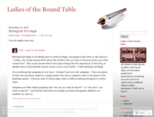 Tablet Screenshot of ladiesoftheroundtable.wordpress.com