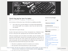 Tablet Screenshot of bibliotekeroglabyrinter.wordpress.com