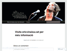 Tablet Screenshot of ericvinaixa.wordpress.com