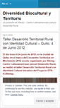Mobile Screenshot of diversidadbioculturalyterritorio.wordpress.com