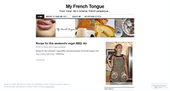 Desktop Screenshot of myfrenchtongue.wordpress.com