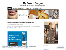 Tablet Screenshot of myfrenchtongue.wordpress.com