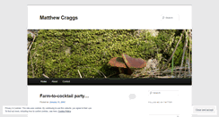 Desktop Screenshot of matthewcraggs.wordpress.com