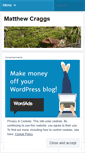 Mobile Screenshot of matthewcraggs.wordpress.com