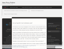 Tablet Screenshot of newpinoypolitics.wordpress.com