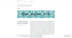 Desktop Screenshot of lethreecs.wordpress.com