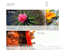 Tablet Screenshot of euforialife.wordpress.com