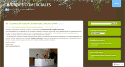Desktop Screenshot of ciudadescomerciales.wordpress.com