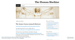 Desktop Screenshot of humanmachine.wordpress.com