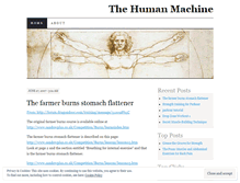 Tablet Screenshot of humanmachine.wordpress.com