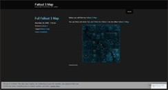 Desktop Screenshot of fallout3map.wordpress.com