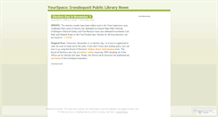 Desktop Screenshot of irondequoitlibrary.wordpress.com