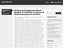 Tablet Screenshot of garnetmemories.wordpress.com
