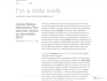 Tablet Screenshot of imasidewalk.wordpress.com