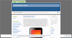 Desktop Screenshot of jasaonline.wordpress.com