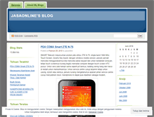 Tablet Screenshot of jasaonline.wordpress.com