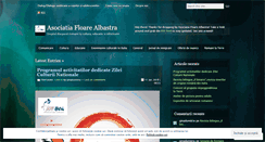 Desktop Screenshot of floarealbastra.wordpress.com