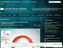 Tablet Screenshot of floarealbastra.wordpress.com