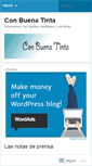Mobile Screenshot of conbuenatinta.wordpress.com