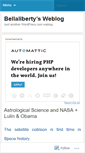 Mobile Screenshot of bellaliberty.wordpress.com