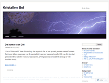 Tablet Screenshot of kristallenbol.wordpress.com