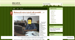 Desktop Screenshot of dklive.wordpress.com
