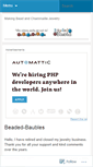 Mobile Screenshot of beadedbaubles.wordpress.com