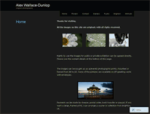 Tablet Screenshot of alexwallacedunlop.wordpress.com