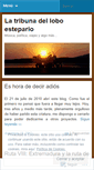 Mobile Screenshot of latribunadelloboestepario.wordpress.com