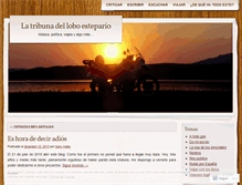 Tablet Screenshot of latribunadelloboestepario.wordpress.com