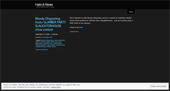 Desktop Screenshot of halo8news.wordpress.com