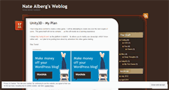 Desktop Screenshot of natealberg.wordpress.com