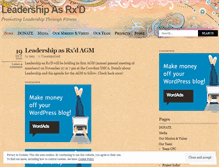 Tablet Screenshot of leadershipasrxd.wordpress.com