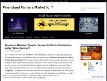 Tablet Screenshot of pineislandfarmersmarket.wordpress.com